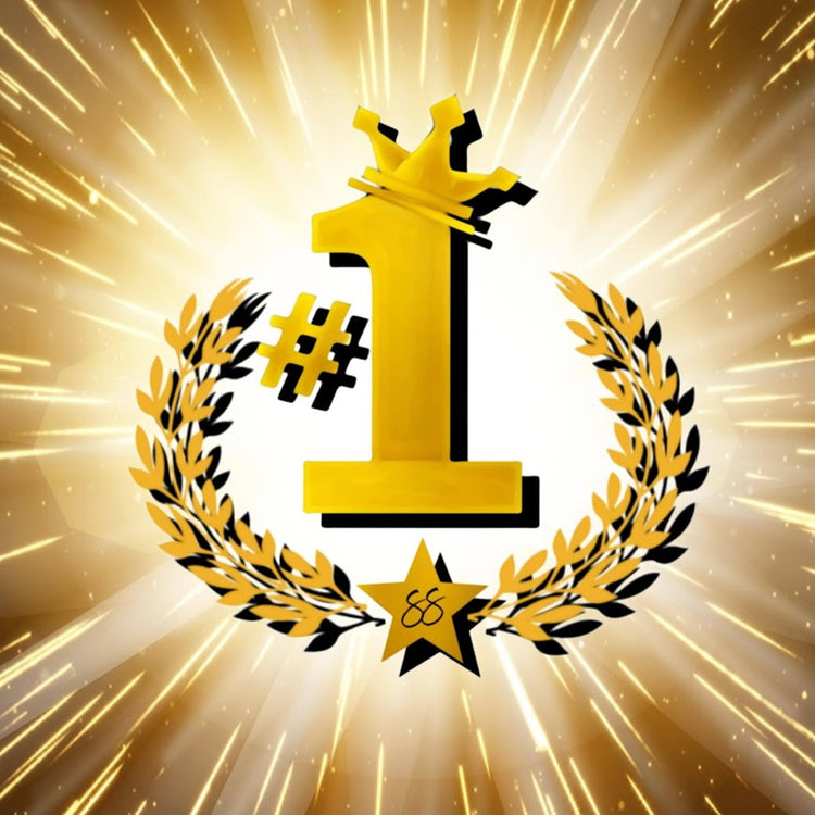 The Worldwide Recognized Sidow Sobrino's No.1 Golden Logo. A number sign wearing a crown 