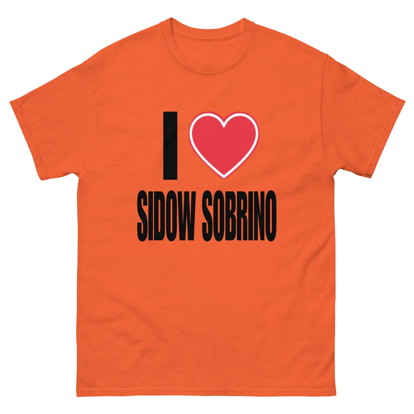 I Love Sidow Sobrino Bright Colors Unisex Classic Tee