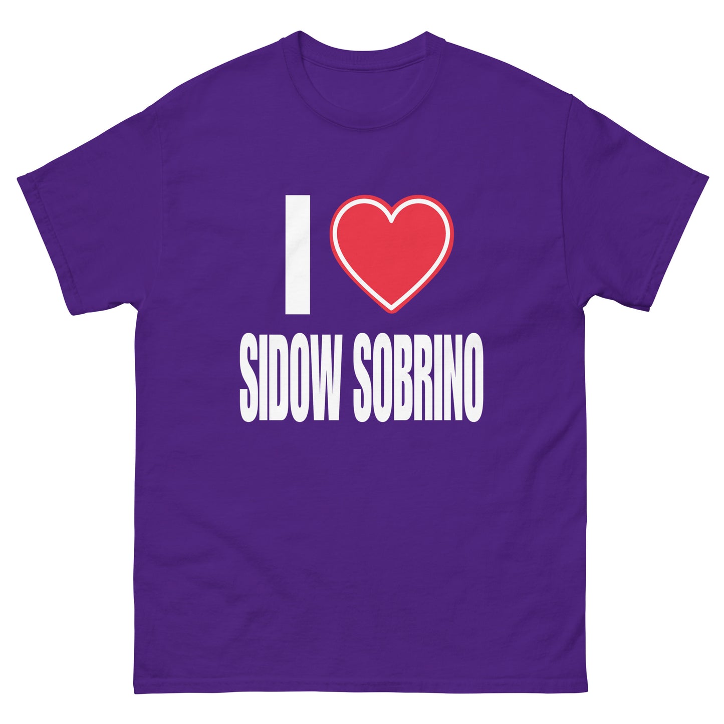 I Love Sidow Sobrino Dark Colors Unisex Classic Tee