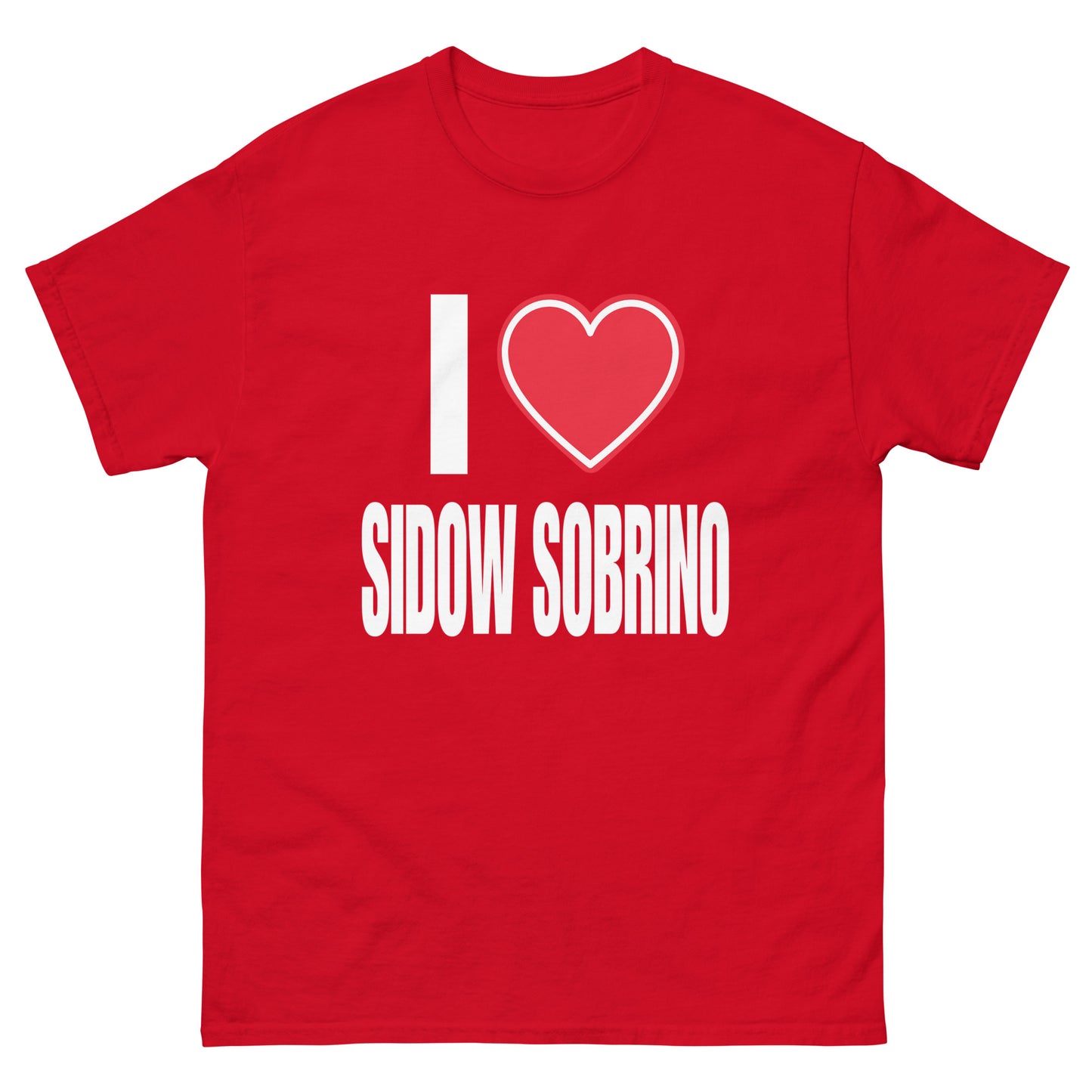 I Love Sidow Sobrino Dark Colors Unisex Classic Tee