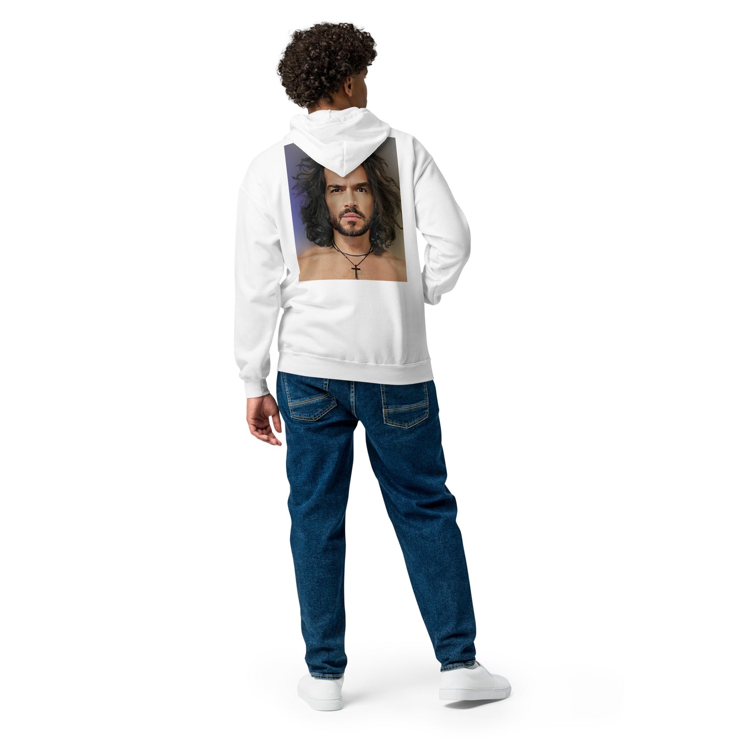 Der Superstar Nr. 1 der Welt Unisex-Kapuzenpullover mit Reißverschluss aus schwerer Mischung