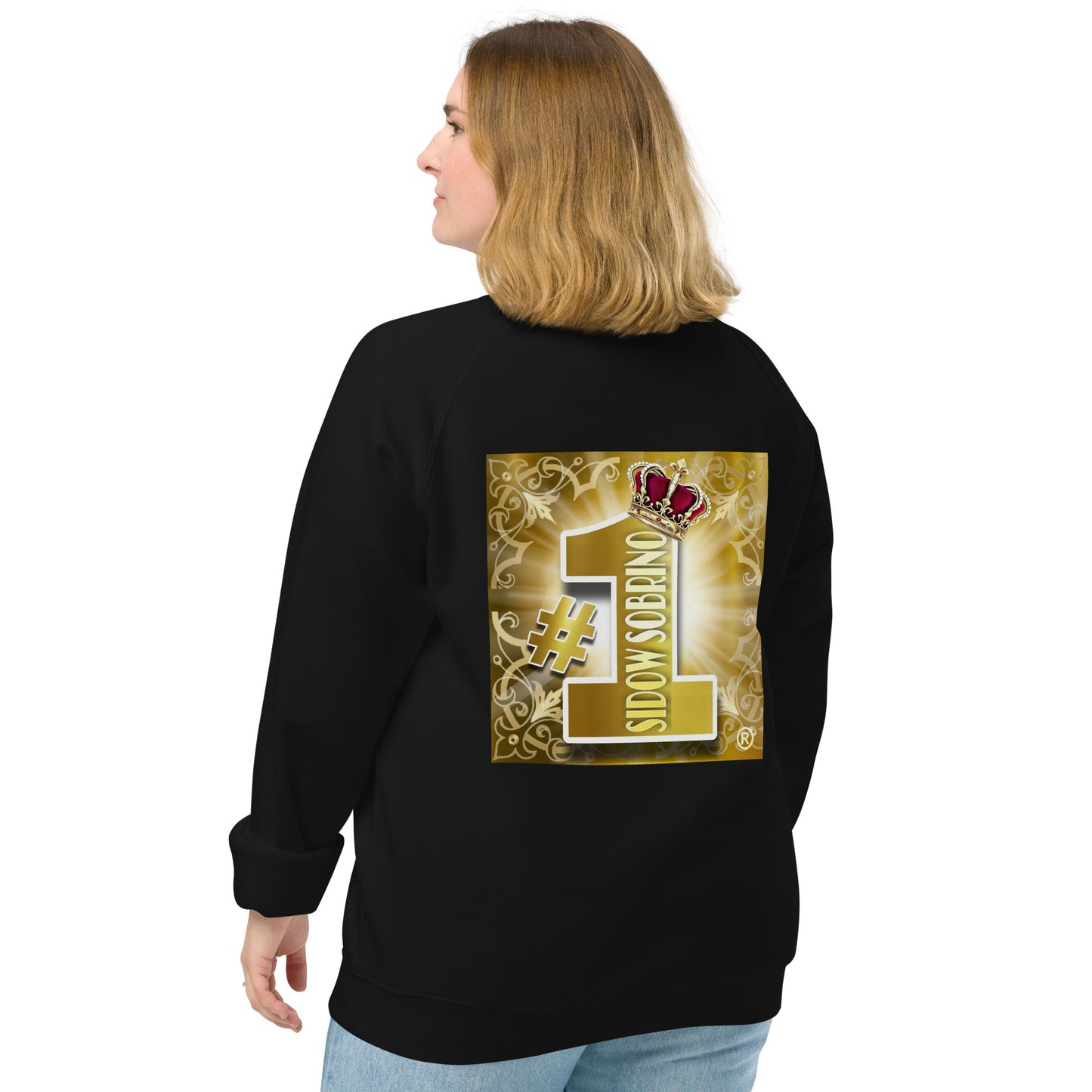 Celebrating Christ at Christmas Unisex organic raglan sweatshirt