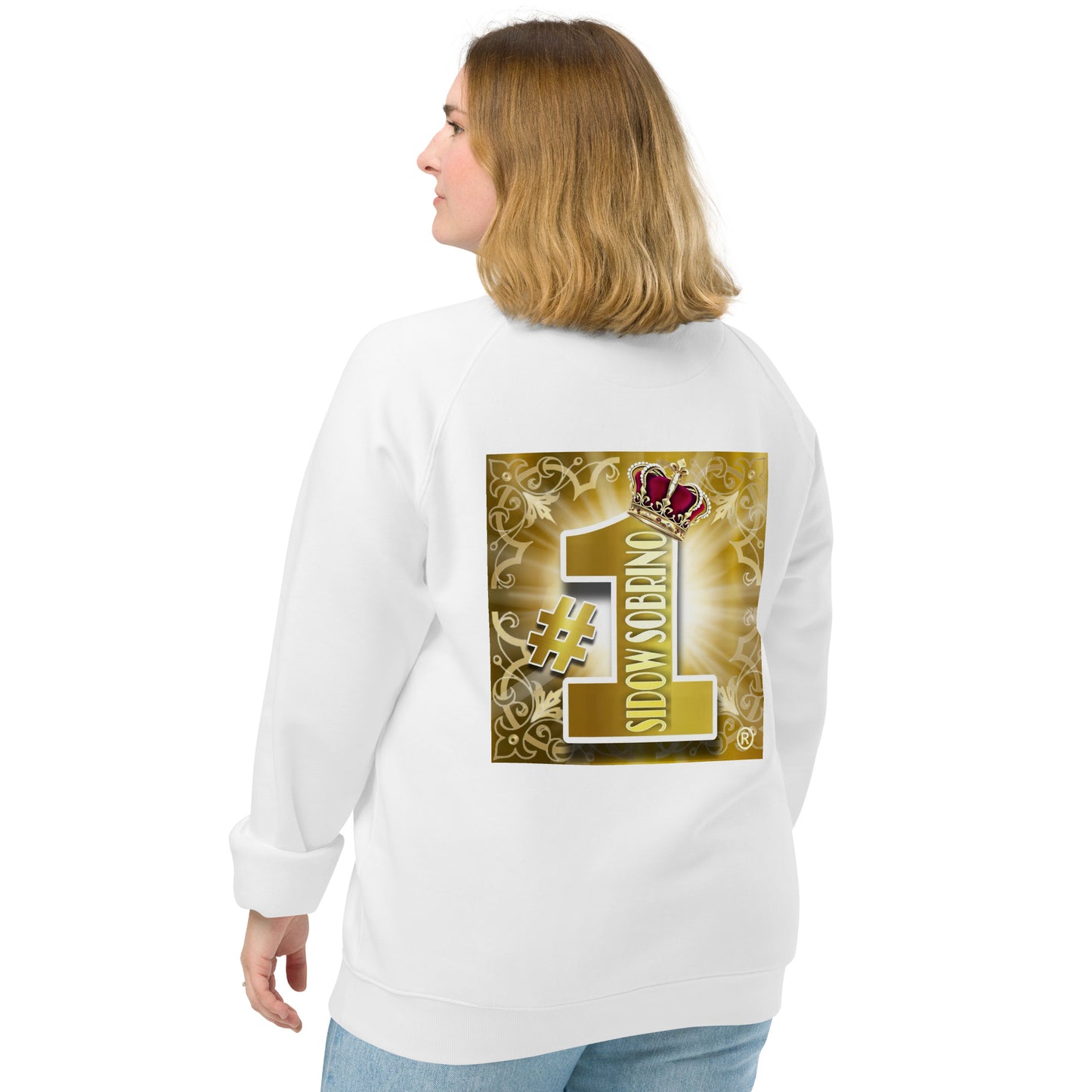 Celebrating Christ at Christmas Unisex organic raglan sweatshirt